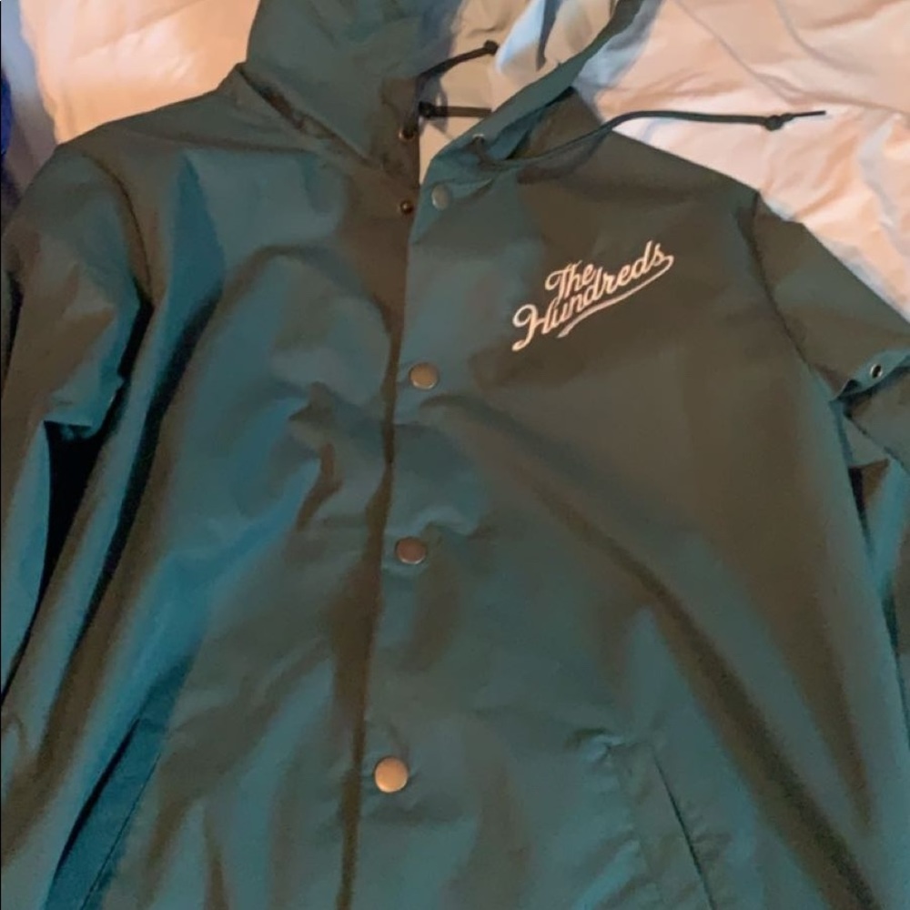 Forever Slant Hooded Coach's Jacket
